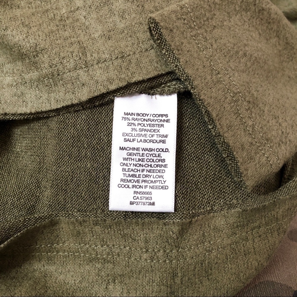 BP Nordstrom Olive V-Neck Rayon Sweater Relaxed Fit XXS - Picture 6 of 8